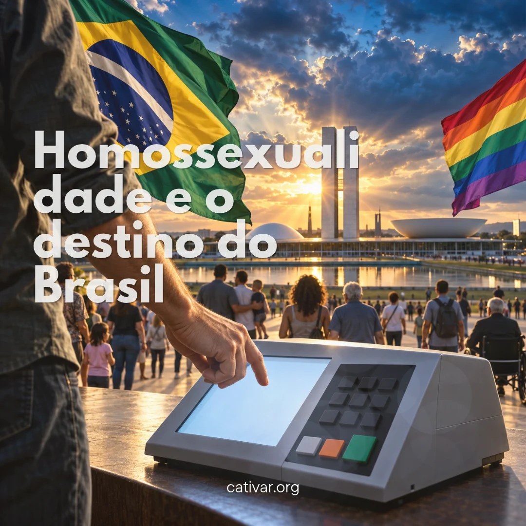 Capa da publicação: Homossexualidade e o destino do Brasil
