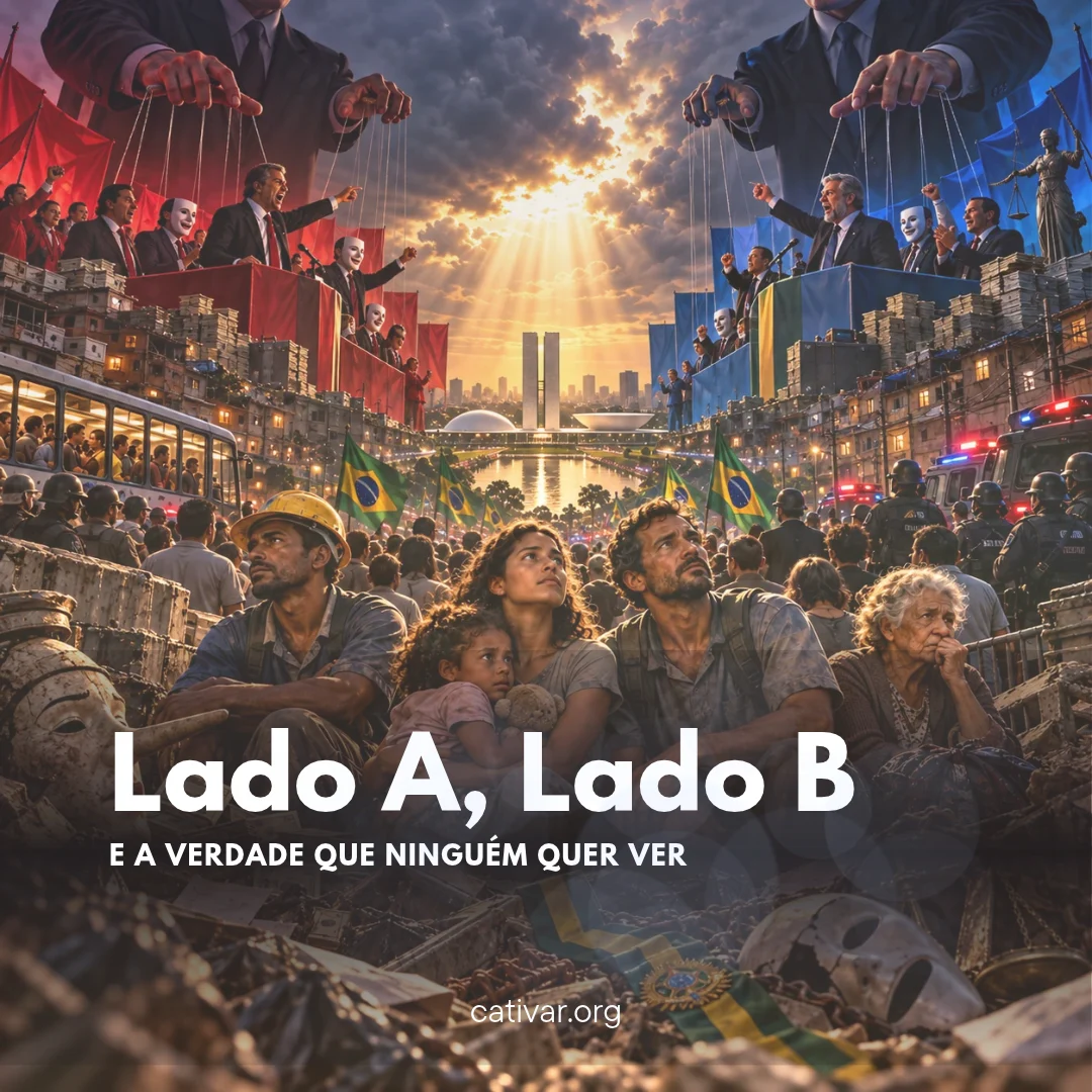 Capa da publicação: Lado A, Lado B e a verdade que ninguém quer ver